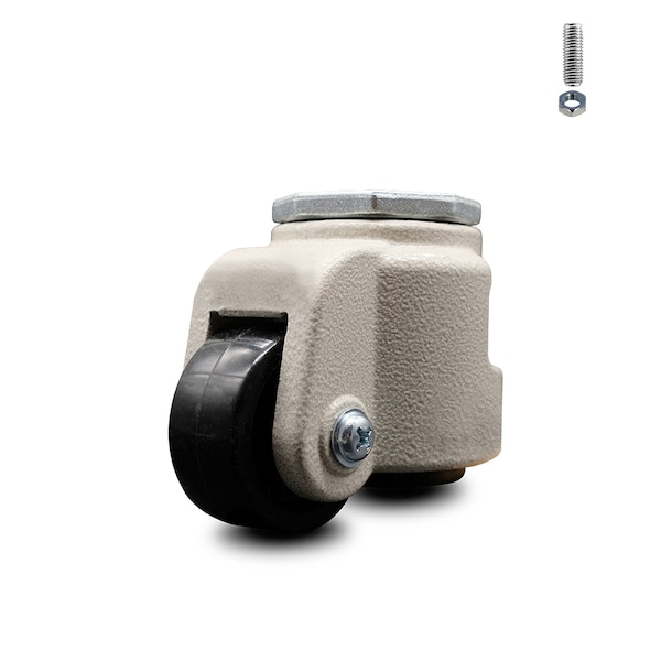 Service Caster Nylon Swvl Threaded Stem Caster w/2.44" Black Wheel and M12 x 1.75mm x 18mm Stem SCC-TSLV30S60-NYR-660-DC - main